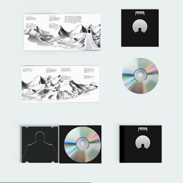 graphic design project 10 year anniversary Yeezus by Kanye West